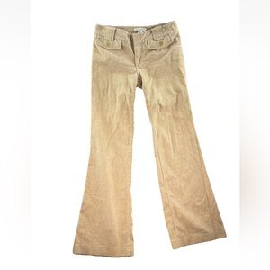 Banana Republic Vintage corduroy Women’s Size 4 Pants Strech Boot Cut Beige Y2K
